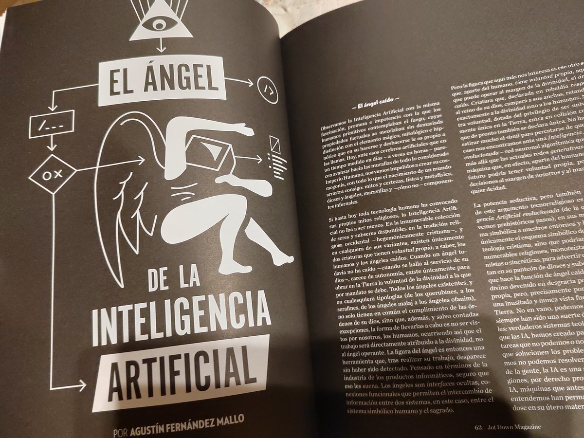 .@FdezMallo: «Los ángeles son #interfaces ocultas, conexiones funcionales que permiten el intercambio de información entre dos sistemas, en este caso, entre el sistema simbólico humano y el sagrado». Curioso, ¿no @cscolari ?