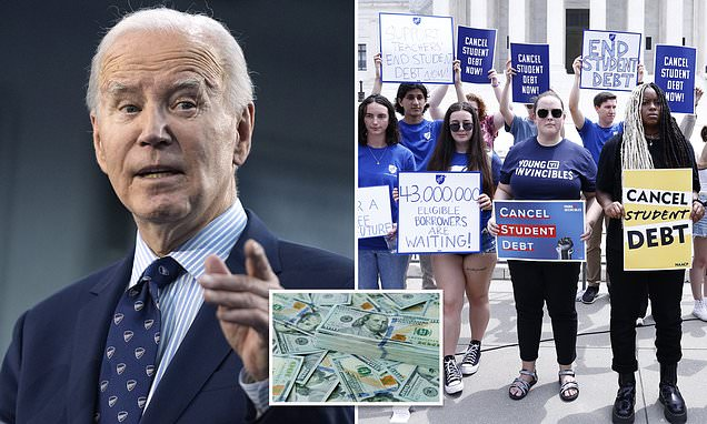 The Student debt, close to $600Billion forgiven moves over to the US Taxpayer and total debt. 

Who is actually paying for the $153B in student loan forgiveness 
Joe Biden wiped out more student loan debt on Friday bringing the total amount he has canceled to $153 billion for 4.3…