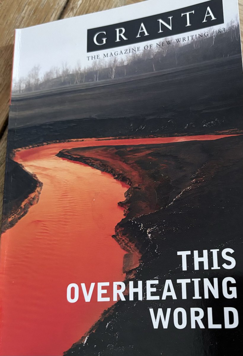 “Our ultimate sadness lies in the fact that we know that this is not a pre-ordained destiny; it isn’t fate… There is still time, though not much of it. In history, if it exists, we shall be praised or damned.” Granta, autumn 2003.