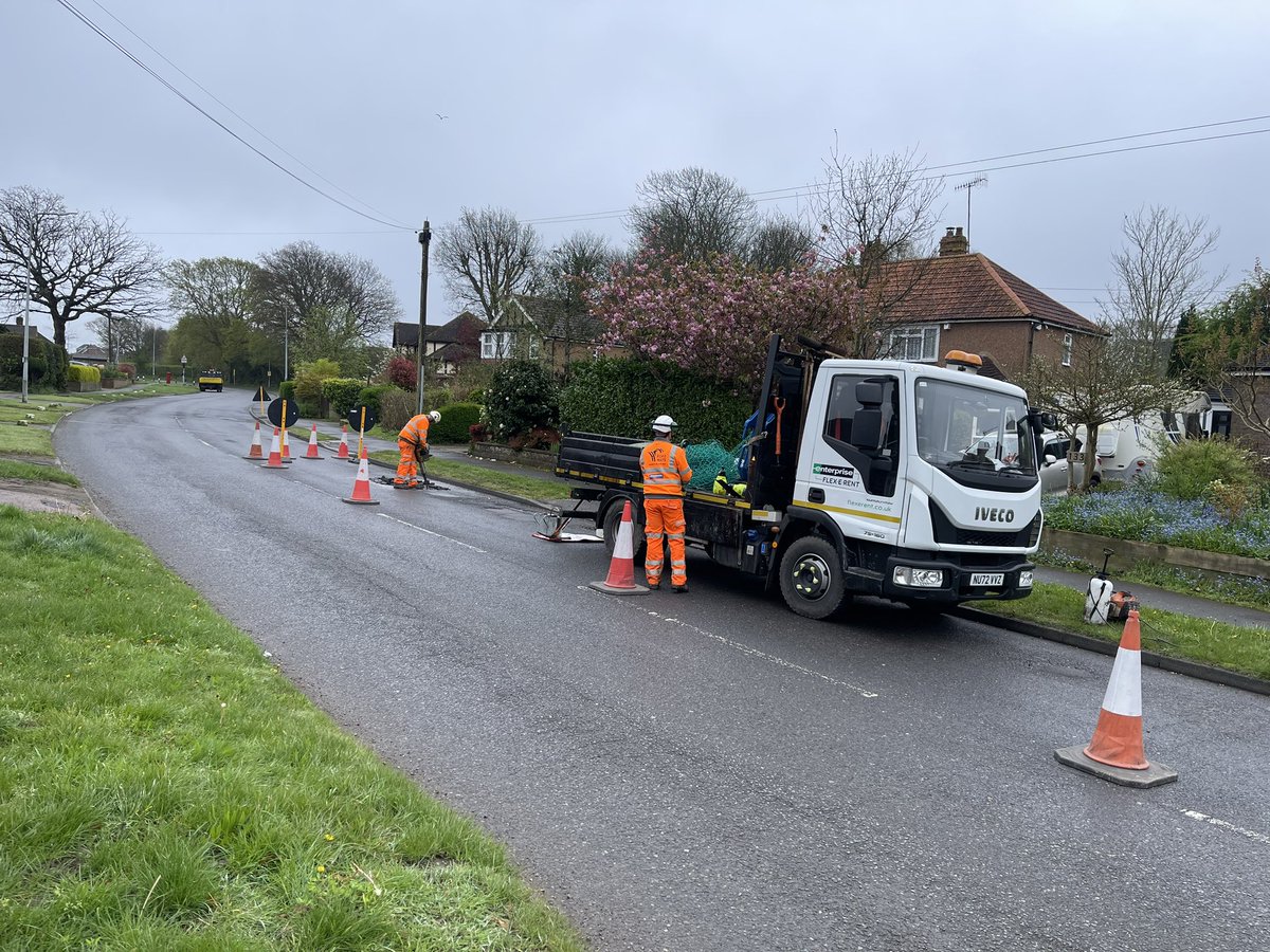 This morning, I was present on Turkey Road, collaborating with the Highways Team to oversee and advance the progress of the ongoing road works.