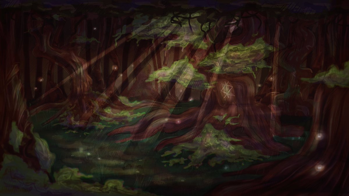 TOM4TOSOUP's tweet photo. Colour ver 🌲✨
#dnd5e #art https://t.co/SCgYBI1Ri0