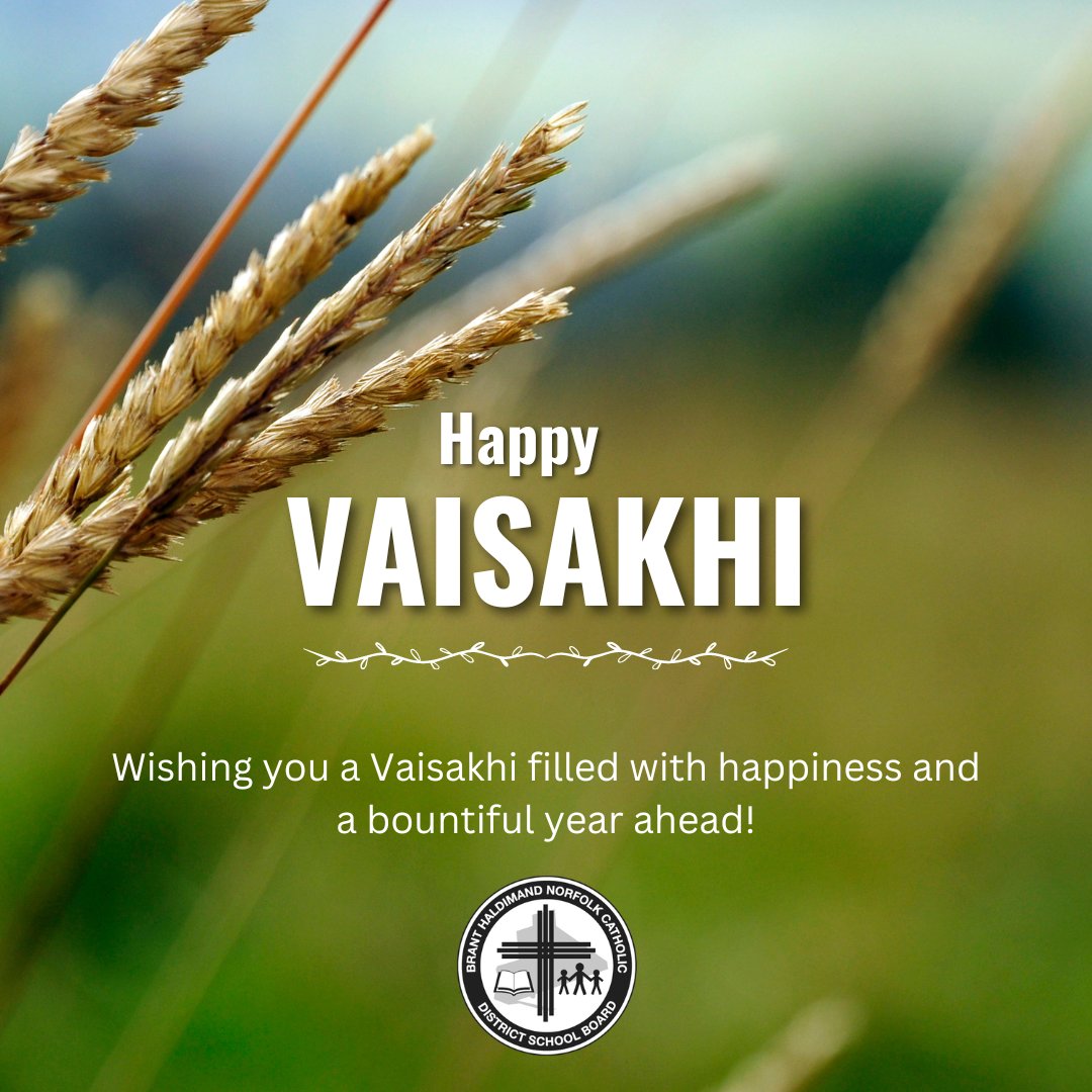 Sending well wishes and festivities to those in our community celebrating Vaisakhi today!