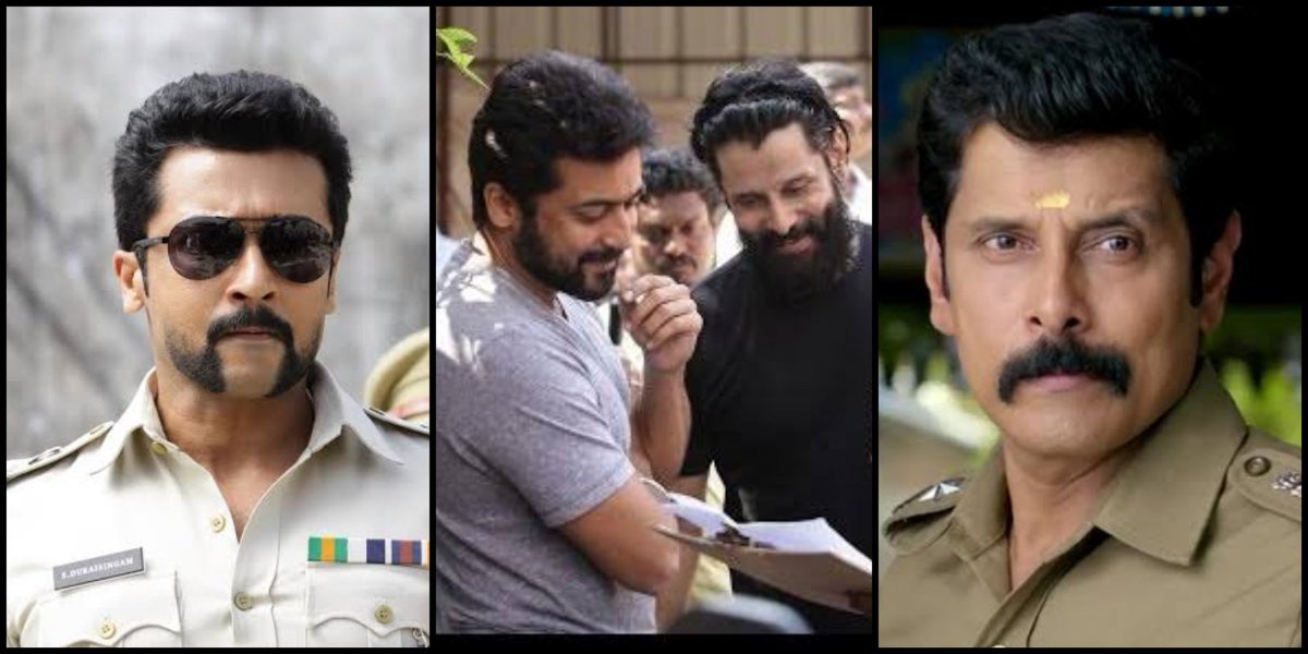 #Hari Cinematic Universe in 2015 🔥

'There was a Scene in #Singam3 where AaruSaamy & DuraiSingam meeting in the Airport with their family.
But We didn't have time to convince everyone.. Now #LokeshKanagaraj is doing that well in his films.'
:Director Hari in a Recent Interview