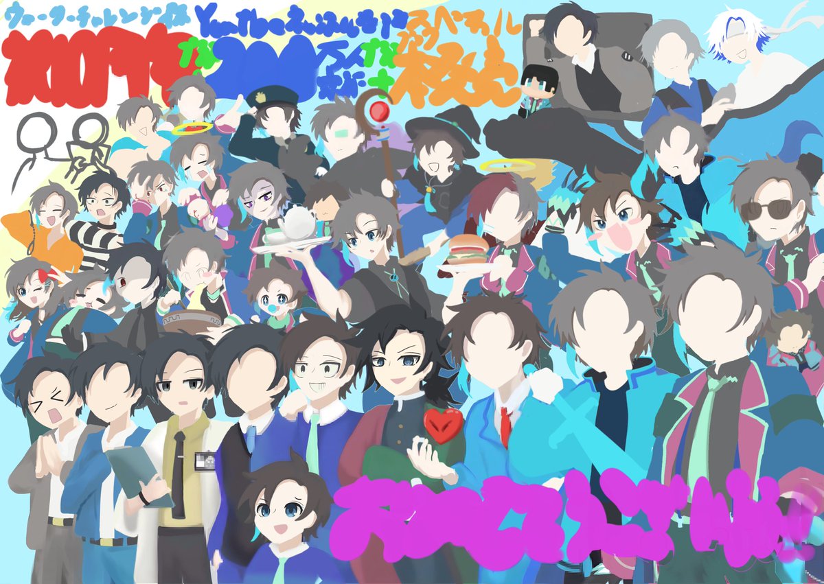 mLBkgcA9yO83863's tweet photo. とりま📁がぶっ壊れて没になった私の記念絵の��後の姿でもどうぞ（）無惨に散った制作時間約40時間🪦 公式さんお祝いできなくてごめんなさい‼︎ https://t.co/vpWJcGEoZq
