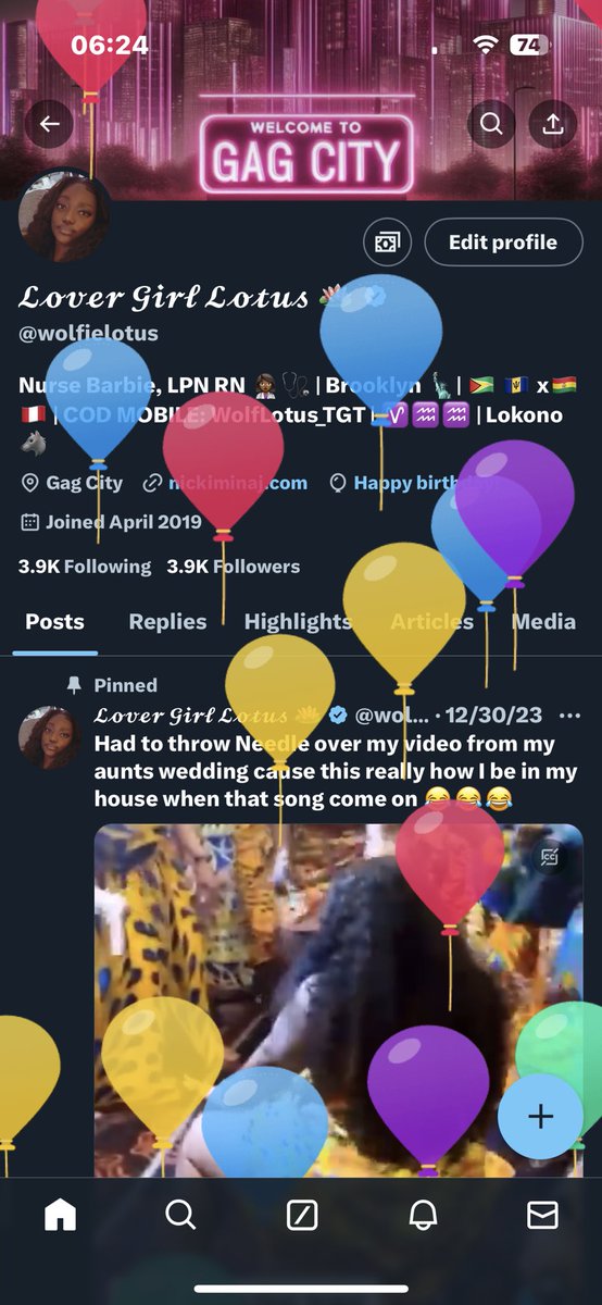 Balloons on my page — you know what that means 💝💕 #Aries