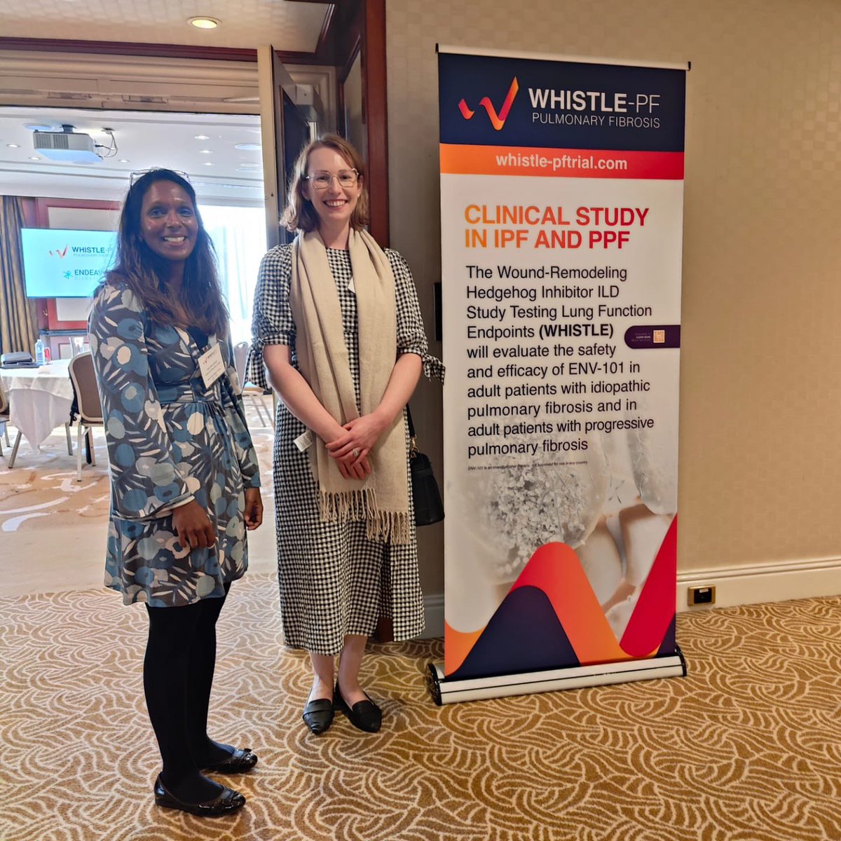 Our interstitial lung disease specialist, Dr Vidya Navaratnam at the Whistle-PF investigator meeting working to bring exciting new research for our patients in WA with #IPF The trial will be open for recruitment @Resp_Health very soon. Get in touch and support research