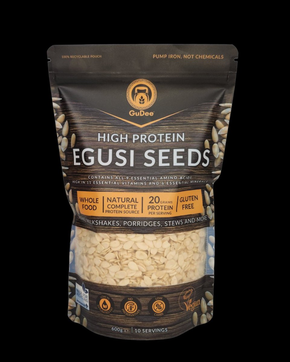 This month, GuDee is offering one lucky winner a gift pack prize, which includes a bag of our trademarked Egusi seeds, a free recipe booklet, a T-shirt and a gym bottle. Enter here before 30 April 2024: vegansociety.com/competitions and join as a member to get 20% off all GuDee orders.