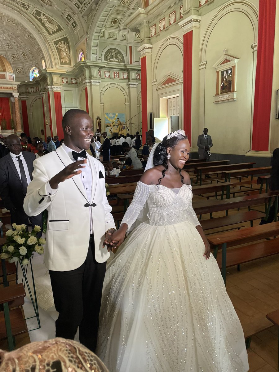 When you find time, get married. Congratulations Olara Ronald on this milestone, we wish you all the best in your marriage 🥳🎉