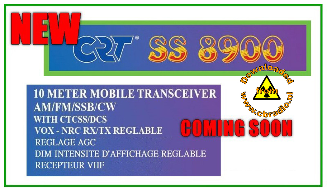 New!!! CRT SS8900 AM/FM/USB/LSB #cbradio