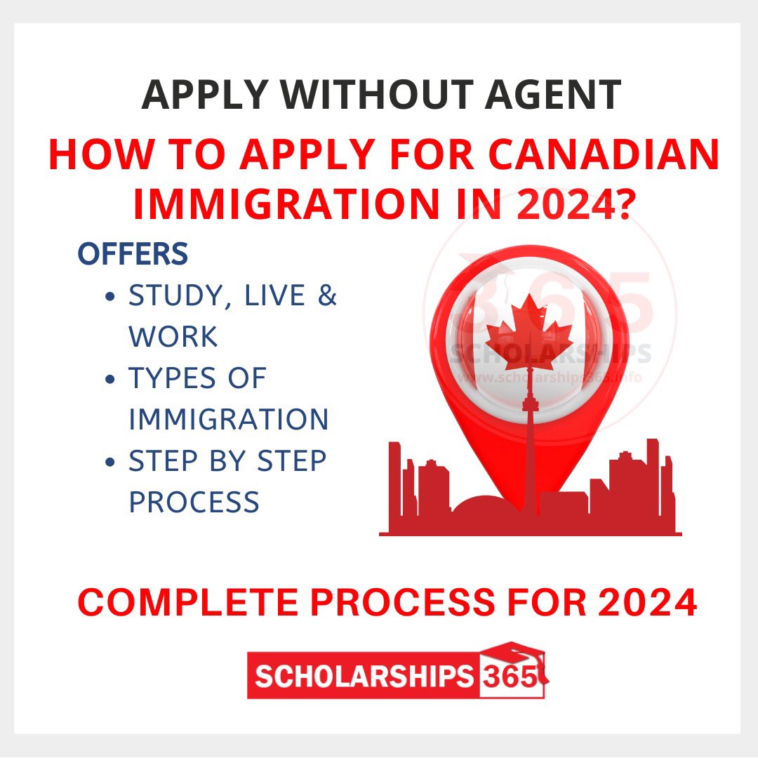 Looking for Canadain Immigration? without Agent? 

This article will explain everything about How to Get Canada Immigration in 2024? Everything in One Article!

👉Link: scholarships365.info/how-to-get-can…

Benefits: Study, Work & Live in Canada!

#scholarships365 #studyabroad  #ielts #canada