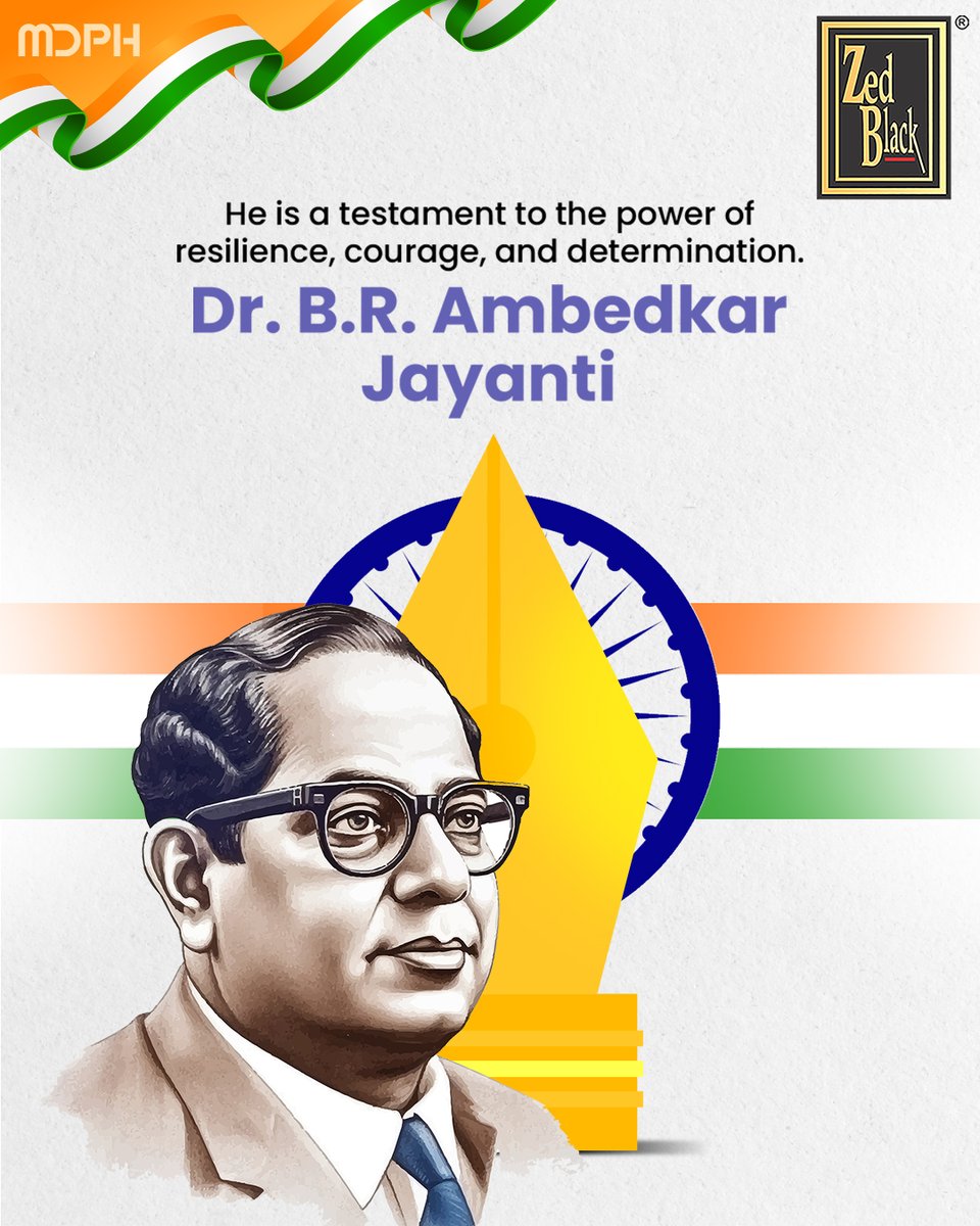 Remembering the architect of India's Constitution, Dr. B.R. Ambedkar, on his birth anniversary.

#AmbedkarJayanti #BabasahebAmbedkar #DalitRights #SocialJustice #EqualityForAll #Zedblack #MDPH #IncenseSticks #MSDhoni #PrarthnaHogiSweekar