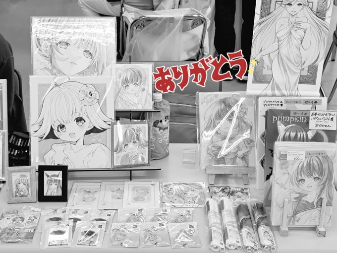 #稲沢イラストアート展 初日在廊できたの嬉しい☺️皆様ありがとうございました!明日も行きたいところですが岐阜駅前で酒イベントなので!!重要!😆
時期が時期だけに在廊は今日だけになるかもですが…まだ諦めてないので今回の展示関連グッズとかは通販出すのまだ止めときます😌 
