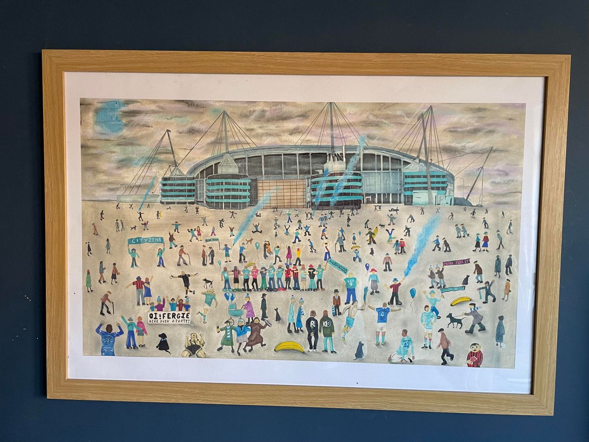 Lowry at the Etihad- Manchester City limited edition print available now. #mcfc #football #sports #premierleague #mancity #MANCHESTER #ManchesterCity #manchestercityfc #lowry #lslowry #salford #lancashire #northwest #sportsarrt #gift #art #cityzens #nft