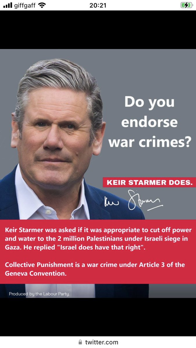 @Keir_Starmer @JohnHealey_MP Your changed Labour Party is genocidal.