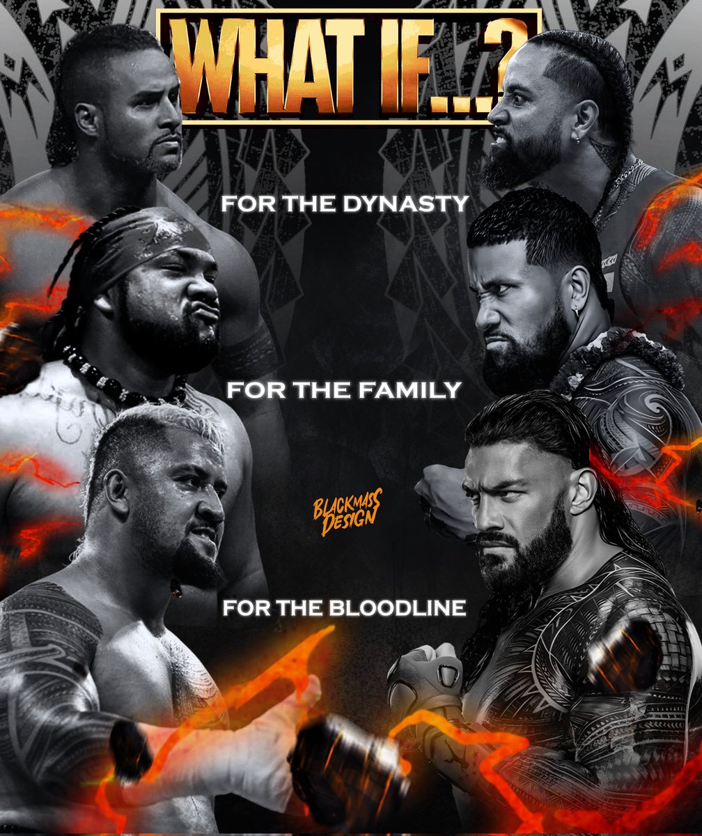 For the Dynasty . For the family. For the Bloodline. #Bloodline #WWE #Smackdown #TamaTonga #SoloSikoa #JimmyUso #JeyUso #RomanReigns #JacobFatu @luchalibreonlin