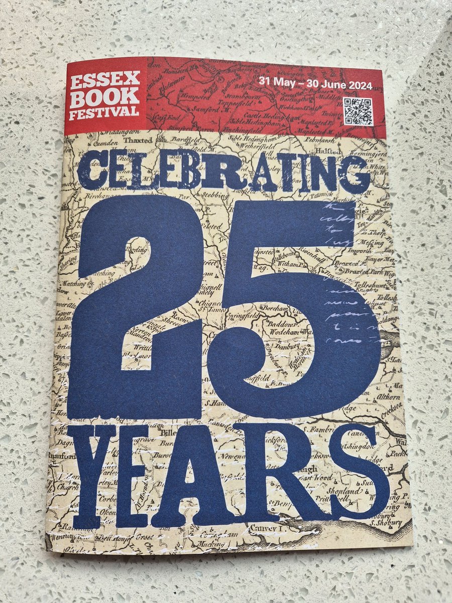 Popped into my local @EssexLibraries library to pick up this year's @EssexBookFest programme. Proud to have played a part in every festival for the last 25 years!