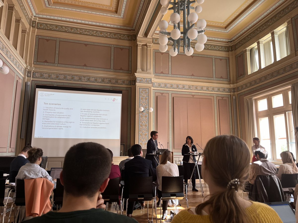 Great and timely conference on Reparation for Climate Change in Zurich in a wonderful setting and with brilliant speakers. Thanks to Helen Keller, Corina Heri <a href="/cohelongo/">Corina Heri</a> and the whole team!