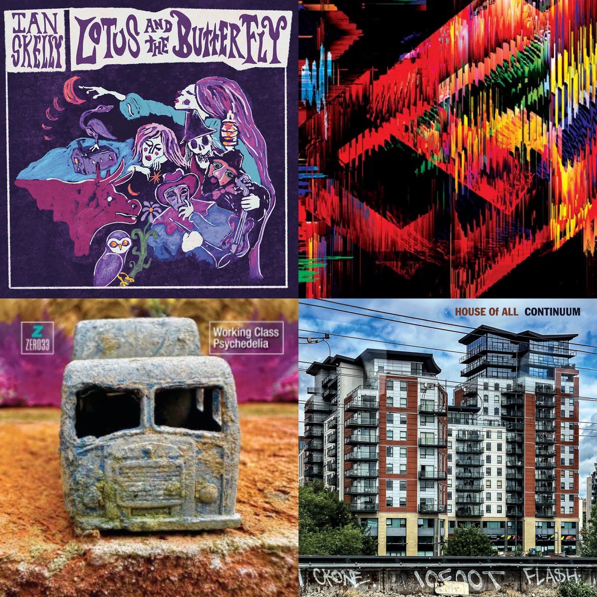 Show us the last four albums you listened to...