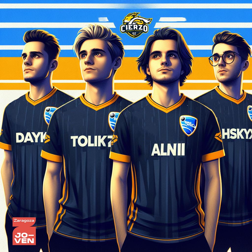 CierzoEsports's tweet photo. Presentación del nuevo roster de #rocketleague
🦊 @aalniiii
🦊 @hskyxRL
🦊 @Tolikz_R
🦊 @dayking_04
Esta misma tarde jugamos la @Symply_Series FT en su nuevo formato suizo
¡Vamos 💪!

#zaragoza #zgz #zaragozajoven #weareready https://t.co/aPcJbNsg9b