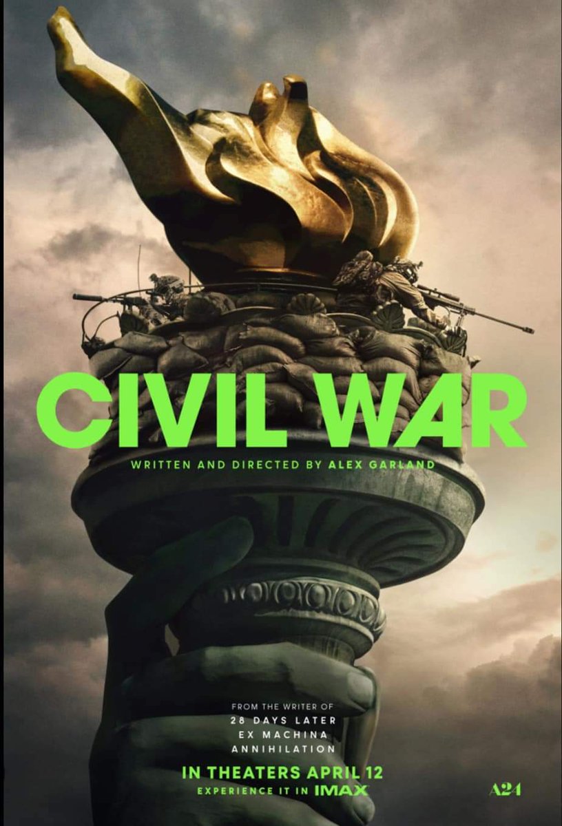 Buckle up! #CivilWarMovie is one hell of a ride. #KirstenDunst gives the performance of her career. @CivilWarMovie