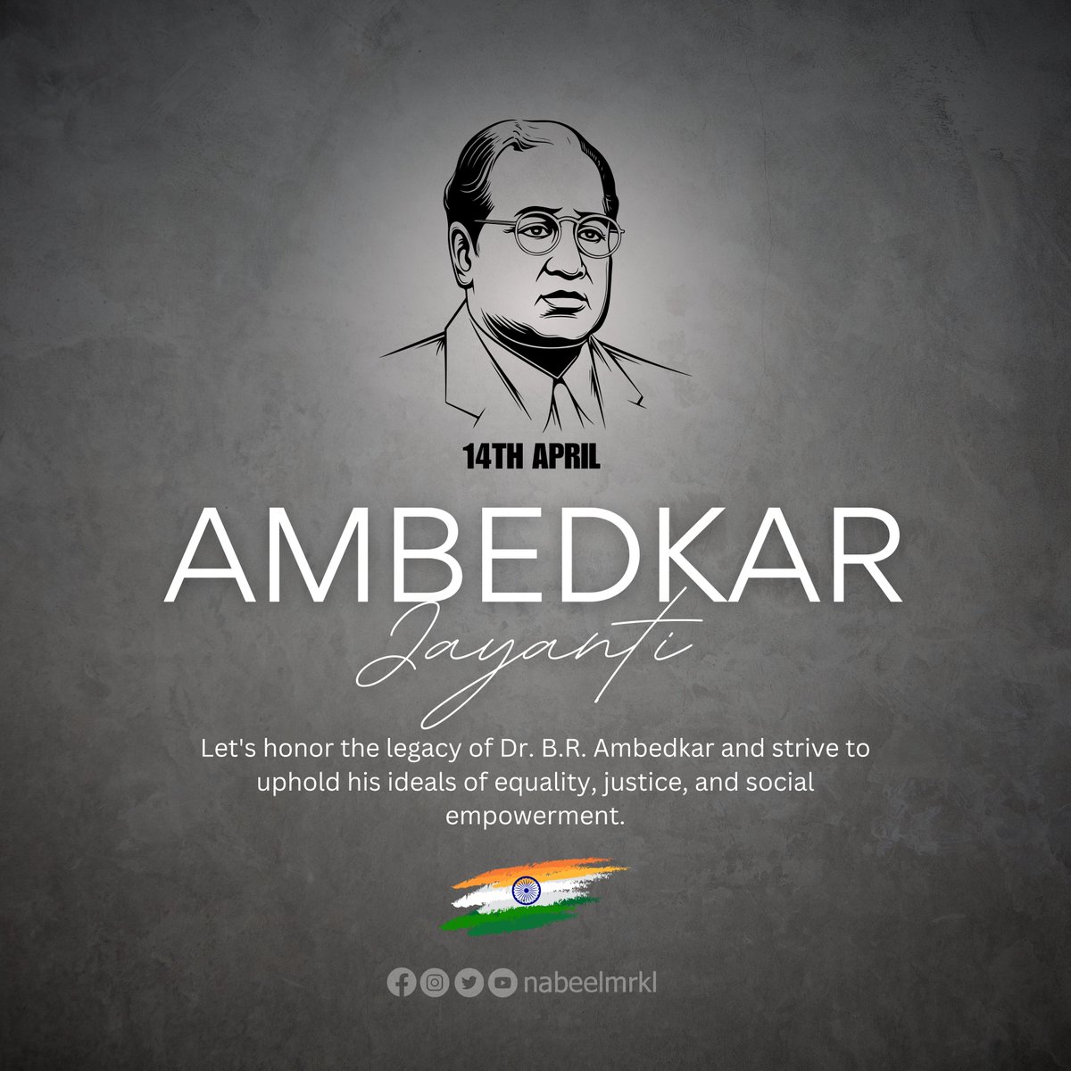 Let's honor the legacy of Dr. B.R. Ambedkar and strive to uphold his ideals of equality, justice, and social empowerment.

#April14 #AmbedkarJayanti