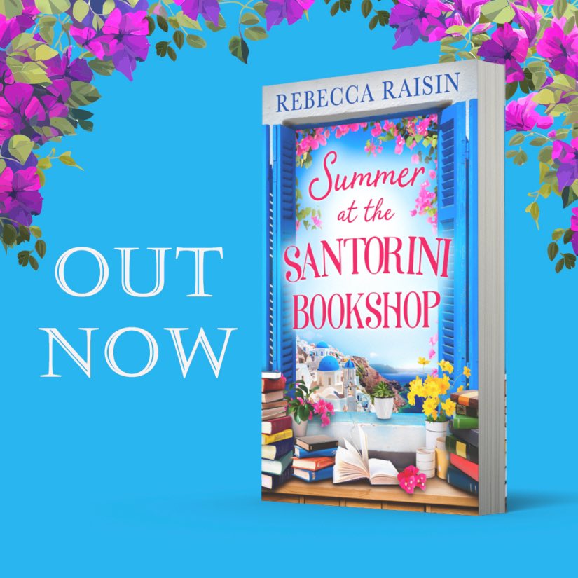 Spend the weekend in Greece with Summer at the Santorini Bookshop! Perfect for bookworms & armchair travellers! 🏝️ A Greek island holiday 👩‍❤️‍👨 A fake-dating pact ❤️ A chance at true love? US: amzn.to/40rvToW UK: amzn.to/3u4QJOY Aust: amzn.to/3QOc6x1