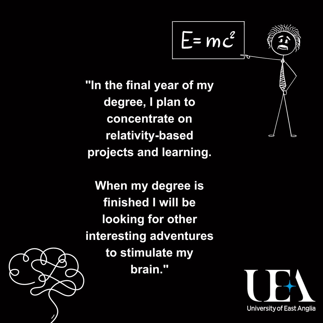 UEAPhysics's tweet photo. Rob is one of our current final year MPhys students, last year we spoke to him about his experiences studying Physics at UEA. 

👆🏻 Read all about Rob’s experience joining us as a mature student after 30 years working in IT, to pursue his curiosity for Physics! https://t.co/hNEng8YzmJ