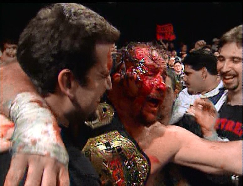 HoursOfWrestlin's tweet photo. On this day in 1997, Terry Funk won the ECW World Heavyweight Championship for the 2nd and final time at Barely Legal #ECW #ECWBarelyLegal #ECWTitle #ECWChampionship https://t.co/2OQEdHhuVY