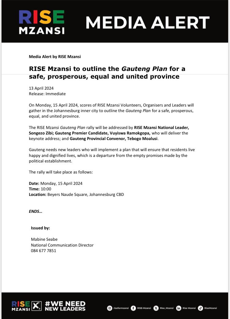 MkhwanaziDonald's tweet photo. Sedibeng, Ekurhuleni, West Rand, Tshwane and Johannesburg Regions this plan is for you.
We are intentional when we say #WeNeedNewLeaders who will come with #The3rdWay (a new plan to rescue our Province). The current plans by the old leaders have been exhausted.
@Rise_Mzansi https://t.co/vsgG36YmqK