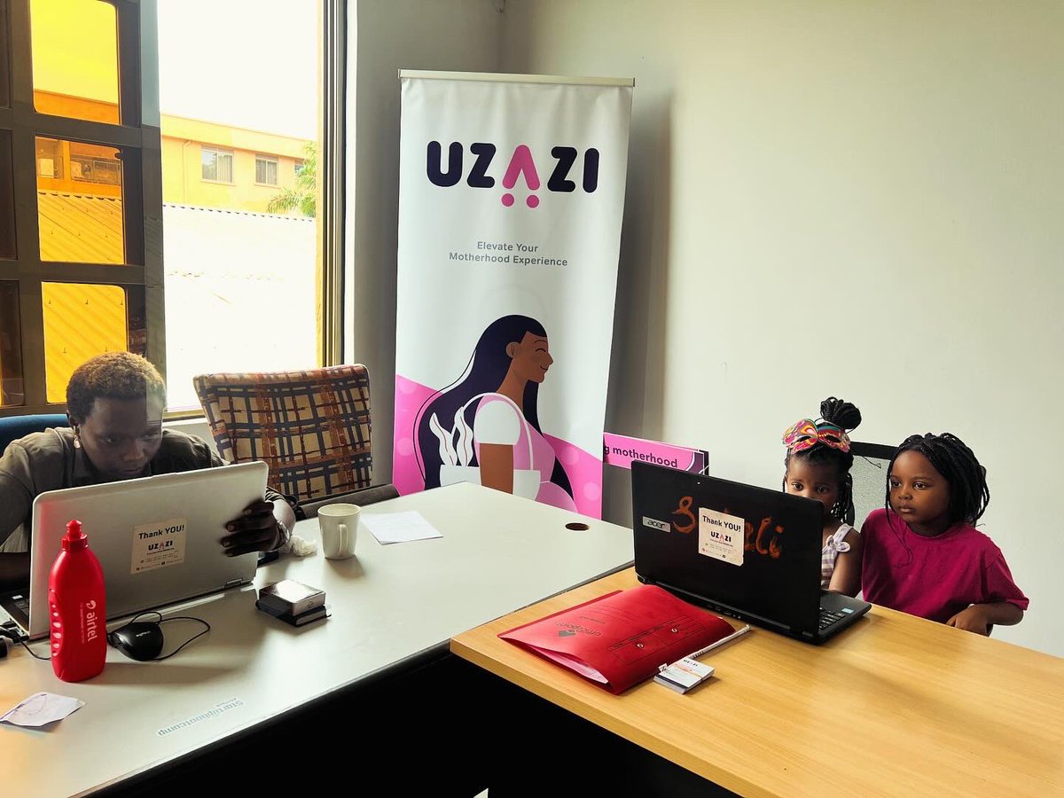 UgandanHustle's tweet photo. What could be more thrilling than bringing the little ones to work with me today?! If you know, you know…#workingmom #momlife #weekendwoes https://t.co/8WaRuqBo1s