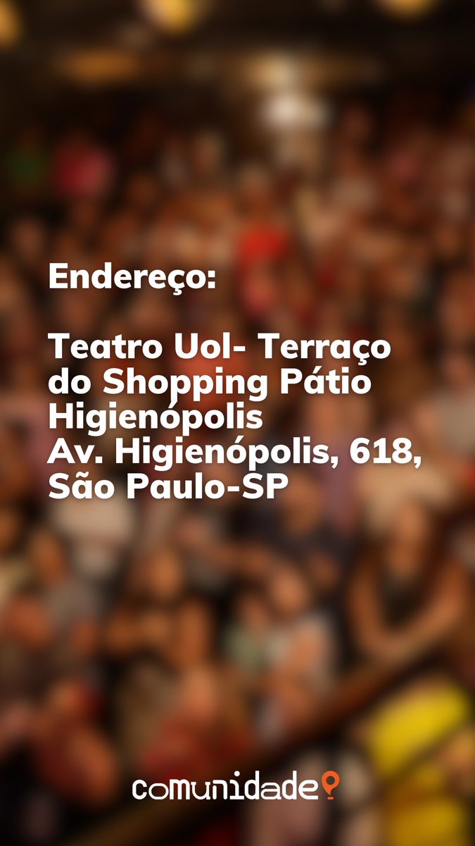 lugarcomunidade's tweet photo. Hj tem duas sessões de culto na Comunidade: 11h e12h! Apareça!!! Estamos esperando por você 🧡 https://t.co/pGHwT1DMBC