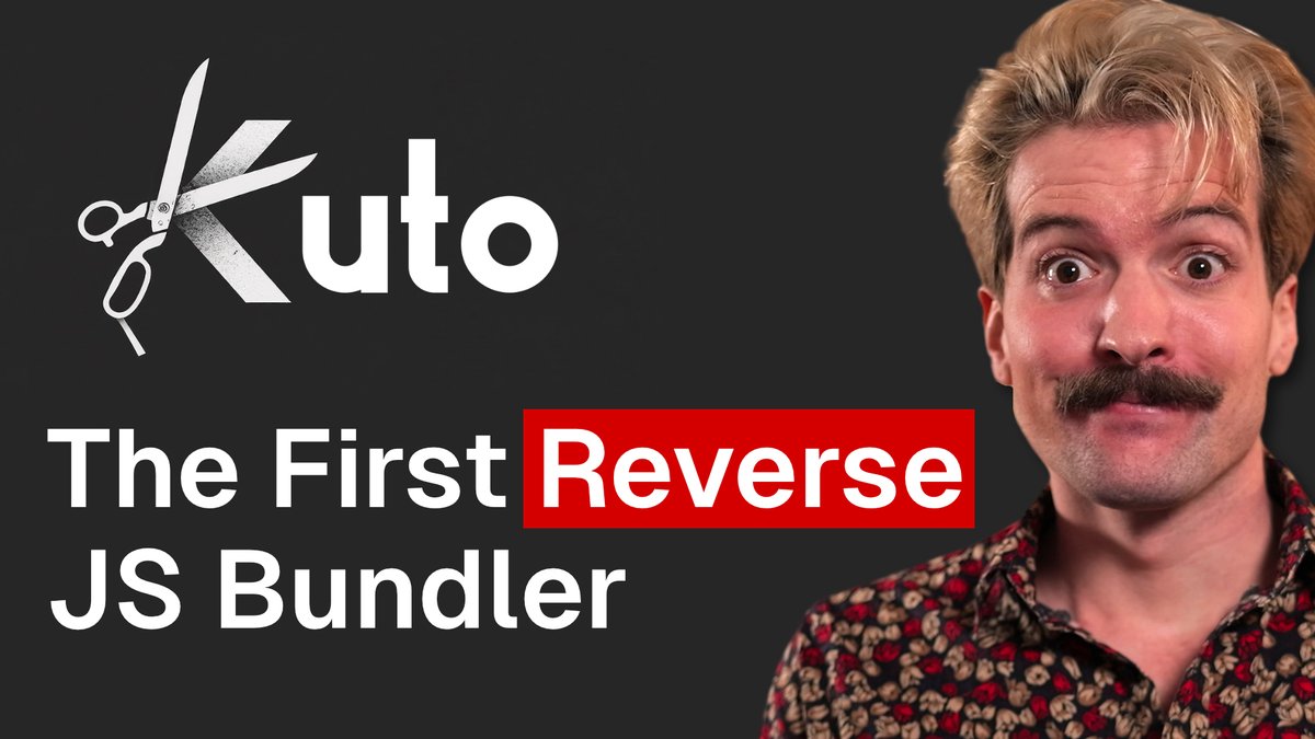 Have you heard of Kuto? It's a JS bundler except it is backwards. You should check out my vid to learn more