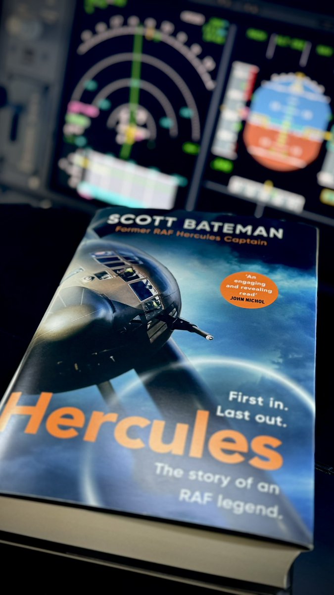 Had some light reading to do today as the first print of ‘Hercules’ arrived just in time for this trip. Massive thanks go to @JohnNicholRAF for his cover quote. From gathering the stories, to gleaning security approvals from the MoD, it’s been a toil. But this makes it all worth…