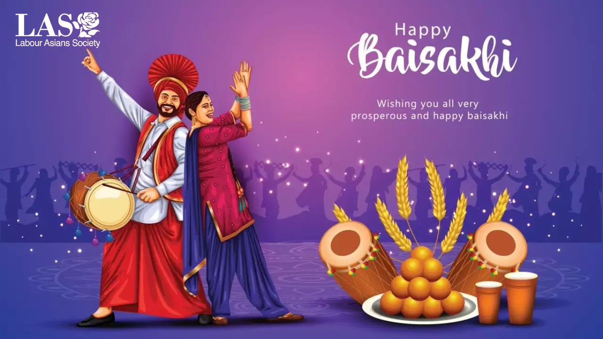 On behalf of Labour Asians Society we would like to wish a very happy #Baisakhi to everyone. Bless, Enjoy. #Baisakhi2024 #baisakhicelebration #Vaisakhi2024 #Vaisakhi #VaisakhiCelebration