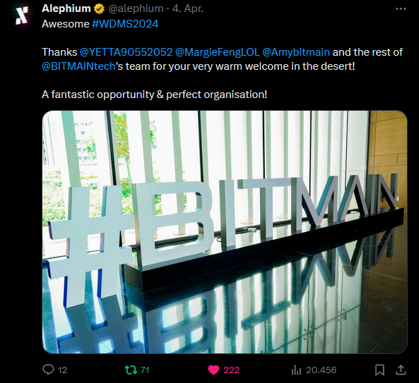 zkitbeats's tweet image. @alephium is the coming King of DeFi 👑

I dare anyone to scroll the top 100 coins on cmc and tell me at least 75% don’t deserve to be de throned. 
Absolute fkn garbage in the top 50 that doesn’t even belong in the top 1000.

The Alephium TVL has grown significantly over the past…