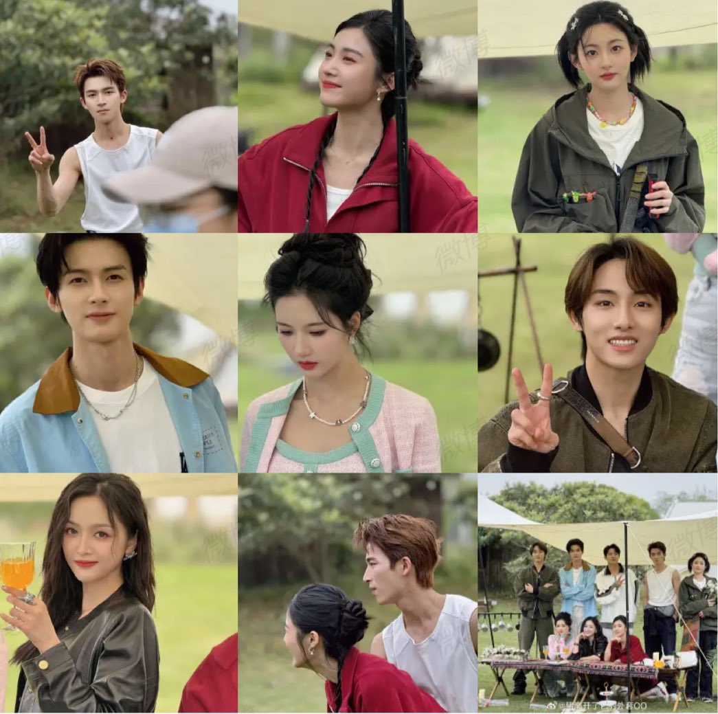 #WangXingyue, #LuYuxiao, #ZhaoQing, #ChenHeyi, #LiuXening, #DongSicheng, #WuXuanyi for drama “Perfect Match”’s variety show. 

#CDrama