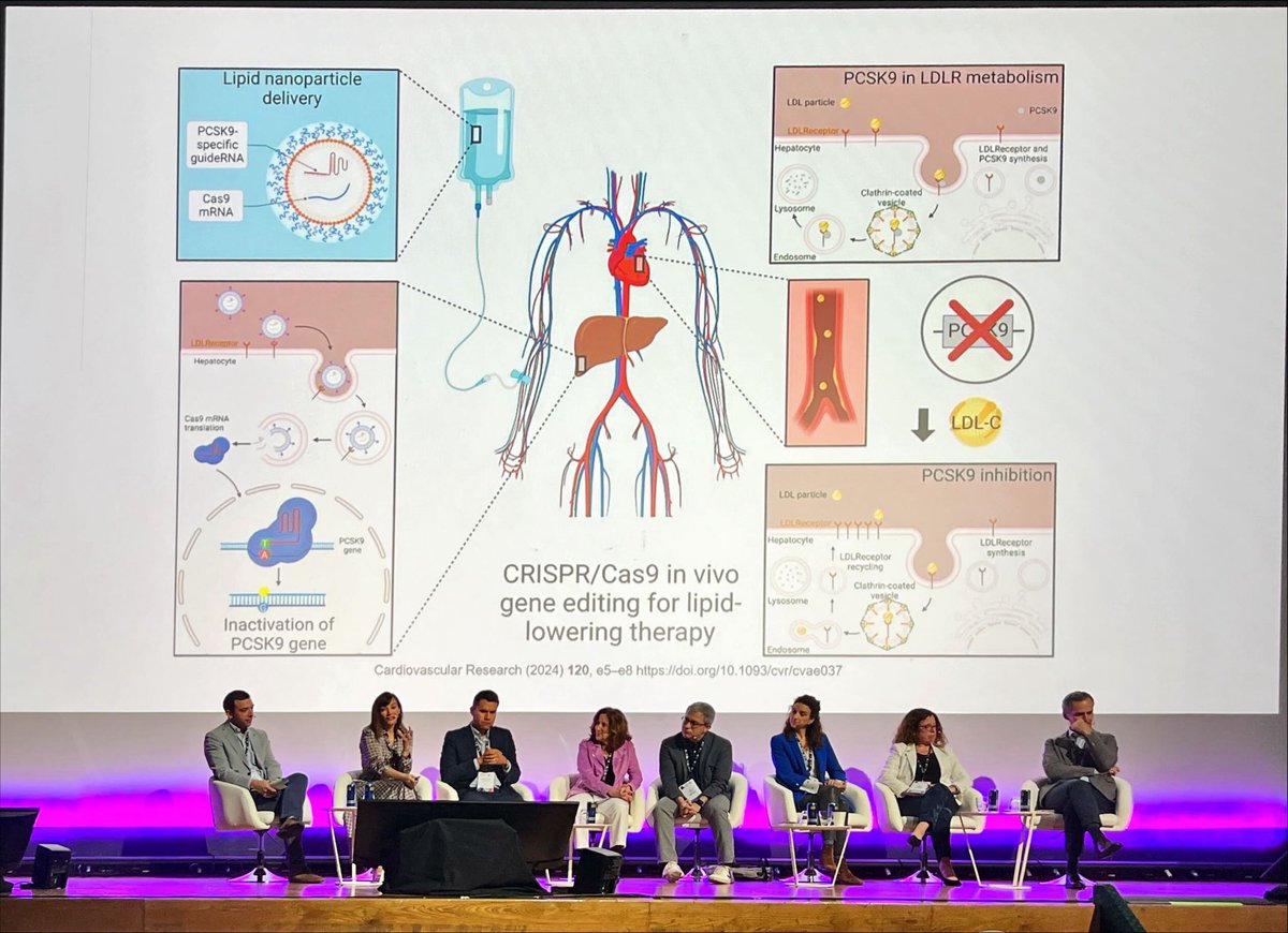 ⁦@secardiologia⁩ #CardioClinica24
Novedad de hace un mes: Edición genómica para mejorar el LDL.🔝🔝🔝