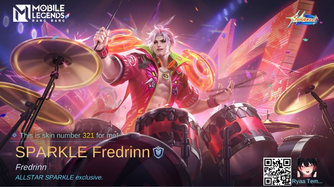 rennpendragon_'s tweet photo. I just obtained a new skin SPARKLE Fredrinn in Mobile Legends: Bang Bang! Let's face off against the world's best MOBA players together! 
https://t.co/zZ5K9OBTWw https://t.co/CZL2T9hnj1