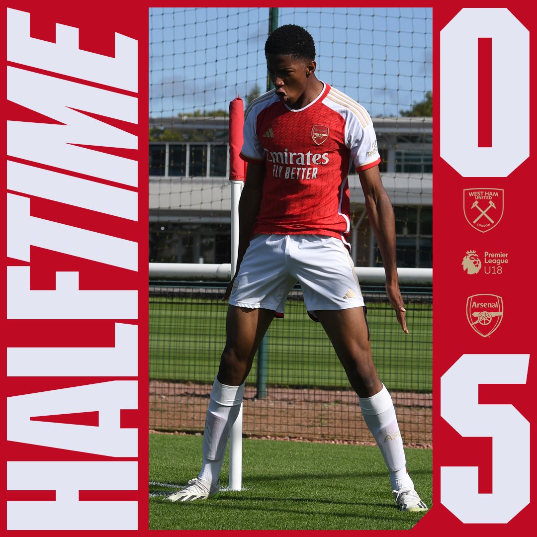 A breathtaking first half performance 🔥 Superb so far, Gunners 👏 #AFCU18 | #U18PL