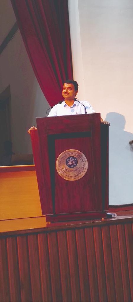 Professor Anand Ranganathan, JNU New Delhi delivered a talk on the topic 'INDIA: A Land of Opportunities' on April 13, 2024 at IISER Bhopal.