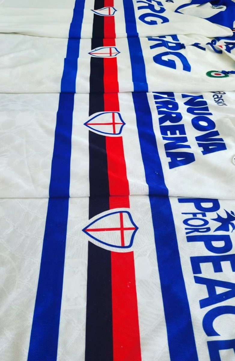 Sampdoria in white
⚪️🔵🔴⚫️⚪️🔵⚪️