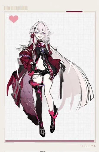 崩壊3rd日本版でも発表されたセルマ。中国ではデザイン資料が公開されているのですが、実はデザイン案(画像左)から最終デザイン(画像右)までに露出度がグッと上がっていたりしますお腹を見て艦長たちがキャッキャッしたのは言うまでもなく 