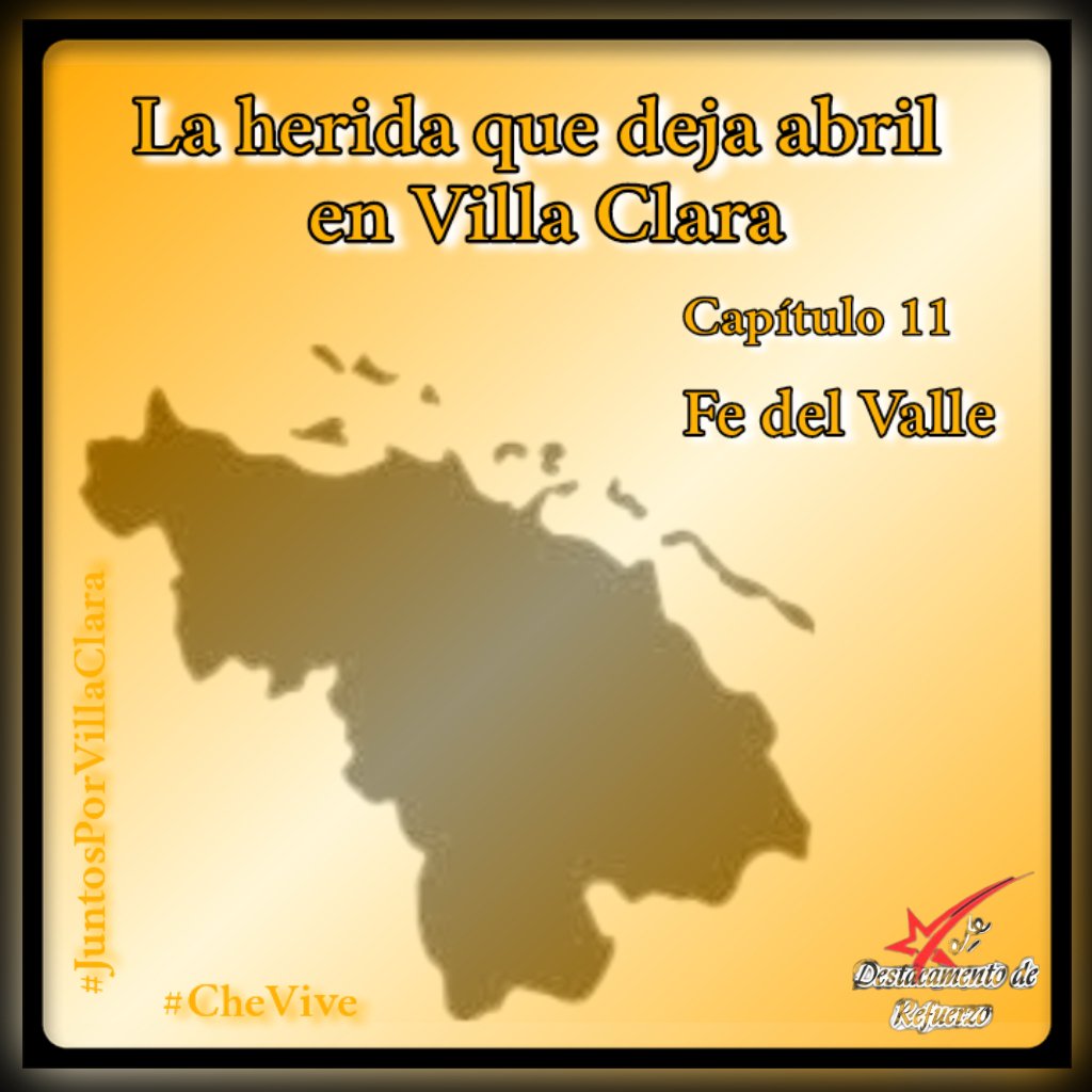 'La herida profunda que deja abril en Villa Clara'.

Capítulo 11 

En: facebook.com/10009301152531…

#CubaViveEnSuHistoria
#TenemosMemoria
#MujeresEnRevolución
#CheVive
#JuntosPorVillaClara