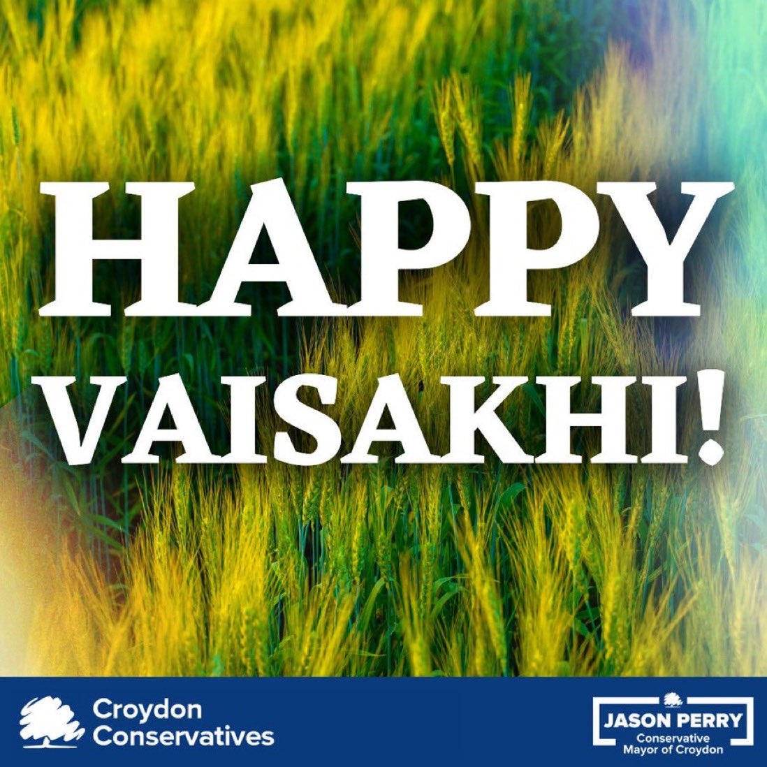 🌾 Wishing a very happy Vaisakhi to all those celebrating across Croydon today.