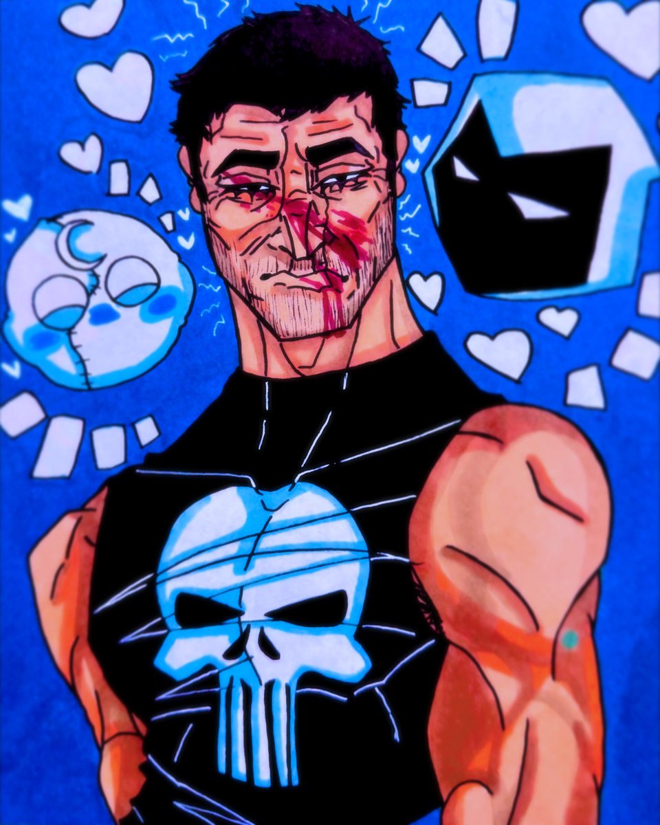 💀 + 🌙
- Frank Castle with his idiotic moons 

#thepunisher #frankcastle #MoonKnight #marcspector #stevengrant #jakelockley #khonshu #MarvelComics #marvel #MCU