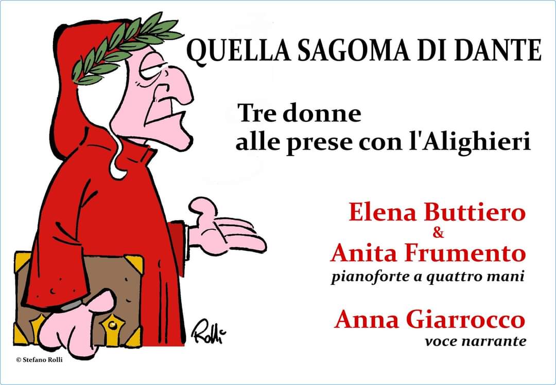 Oggi alle 18,30 ,'Quella sagoma di Dante' a Milano, Auditorium I.C. Sant'Ambrogio, via De Nicola 40. Tre donne alle prese con l'Alighieri per un pomeriggio di musica e divertimento @milano_today #municipo6milano #WhatsArt #Dante @MIeventigratis @MilanoEventi_ @dante