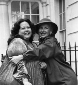 Does anyone know who this is pictured with Fran Fullenwider? London, probably mid 70s.