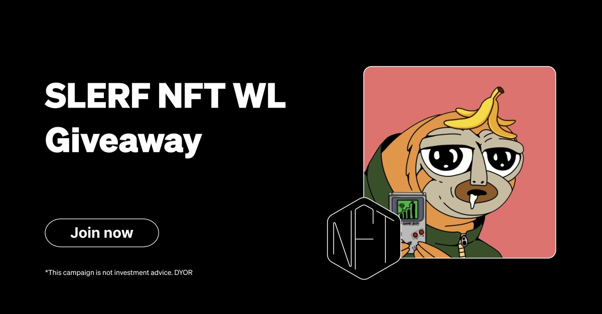 🦥 @slerfsol will be launching their new NFT on our Marketplace! 🖼️ 300 WL spots for OKX Wallet users up for grabs 🗓️ Ends April 21 4pm UTC Enter now ▶️ bit.ly/okxslerf