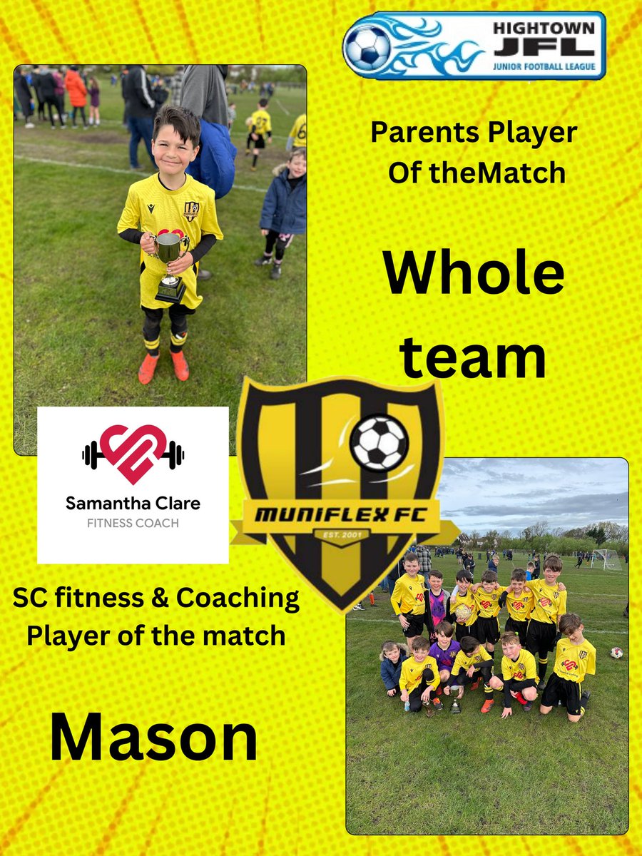 Our SC Fitness & Coaching player of the match was Mason for a superb midfield performance! Full of energy, aggression and got an important assist!