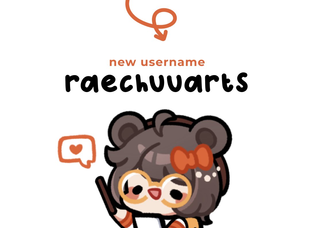 〃 IMPORTANT NOTICE 〃 —
my art username is now 'raechuuarts' on all platforms such as twt, vgen, etc! it's no longer 'raechuue_art!'

please lookout for this user instead! if you have me credited i would truly appreciate you updating to this too! 😭🙏✨